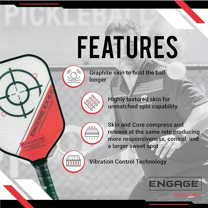 My Honest Engage Encore MX 6.0 Pickleball Paddle Review 2024