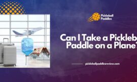 Can I Take a Pickleball Paddle on a Plane?